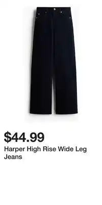 H&M Harper High Rise Wide Leg Jeans offer
