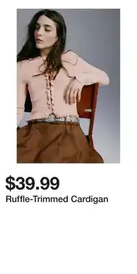 H&M Ruffle-Trimmed Cardigan offer