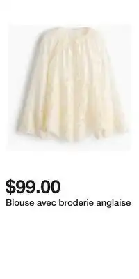 H&M Blouse avec broderie anglaise offer