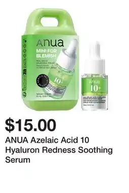 Sephora ANUA Azelaic Acid 10 Hyaluron Redness Soothing Serum offer