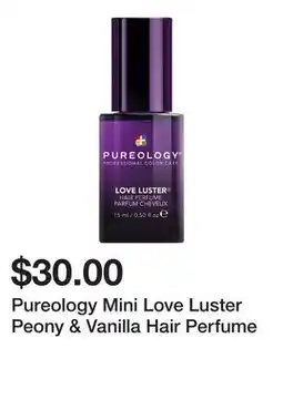 Sephora Pureology Mini Love Luster Peony & Vanilla Hair Perfume offer