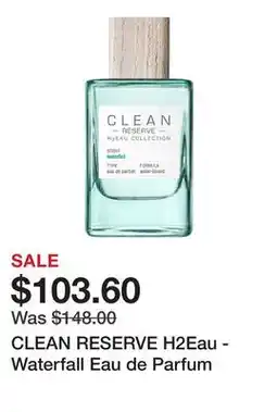 Sephora CLEAN RESERVE H2Eau - Waterfall Eau de Parfum offer