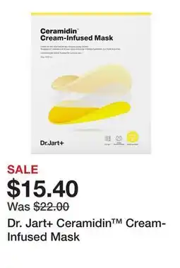 Sephora Dr. Jart+ Ceramidin Cream-Infused Mask offer