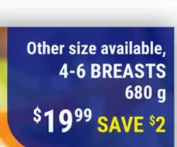 M & M Food Market Boneless, Skinless Chicken Breasts offer