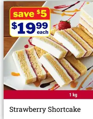 M & M Food Market Strawberry Shortcake offer