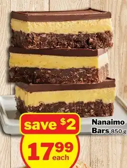 M & M Food Market Nanaimo Bars offer