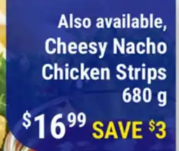 M & M Food Market Cheesy Nacho Chicken Strips offer