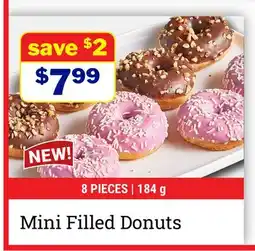 M & M Food Market Mini Filled Donuts offer
