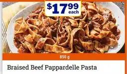 M & M Food Market Braised Beef Pappardelle Pasta offer