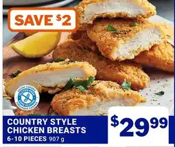 M & M Food Market COUNTRY STYLE CHICKEN BREASTS offer