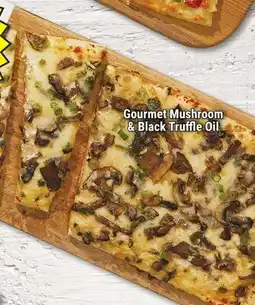M & M Food Market Gourmet Mushroom & Black Truffle Oil Flatbread offer