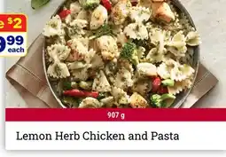 M & M Food Market Lemon Herb Chicken and Pasta offer