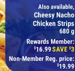 M & M Food Market Cheesy Nacho Chicken Strips offer