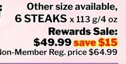 M & M Food Market Bacon Wrapped Beef Filet Mignons offer