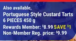 M & M Food Market Portuguese Style Custard Tarts offer