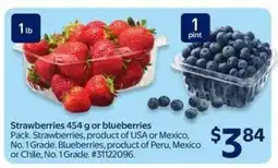 Walmart STRAWBERRIES OR BLUEBERRIES offer