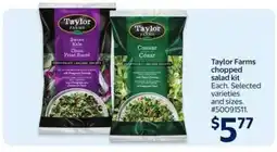 Walmart Taylor Farms Chopped Salad Kit offer