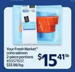 Walmart Your Fresh Market Coho Salmon offer