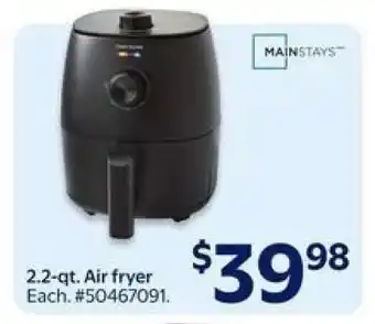 Walmart Mainstays Air Fryer offer