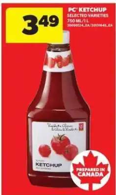 Real Canadian Superstore PC Ketchup offer