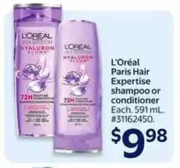 Walmart L'Oreal Paris Hair Expertise Shampoo or Conditioner offer