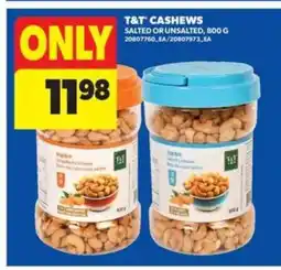 Real Canadian Superstore T&T Cashews offer