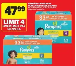 Real Canadian Superstore Pampers Swaddlers Ultra Value Pack Diapers offer