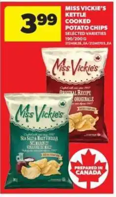 Real Canadian Superstore MISS VICKIE'S KETTLE COOKED POTATO CHIPS offer