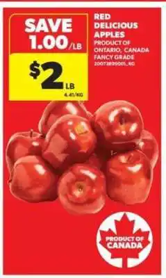 Real Canadian Superstore Red Delicious Apples offer