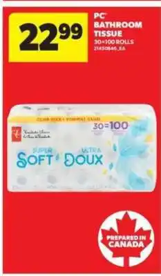Real Canadian Superstore PC BATHROOM TISSUE offer