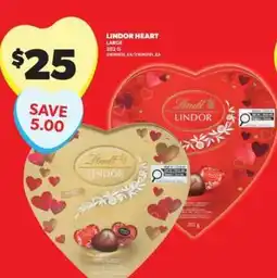 Real Canadian Superstore Lindor Heart offer