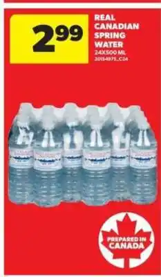 Real Canadian Superstore Real Canadian Spring Water offer