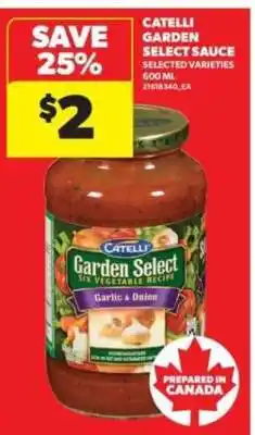 Real Canadian Superstore Catelli Garden Select Sauce offer