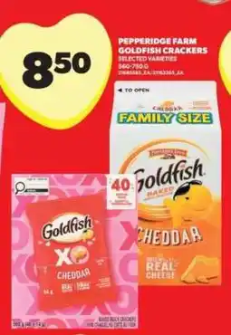Real Canadian Superstore PEPPERIDGE FARM GOLDFISH CRACKERS offer