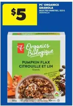 Real Canadian Superstore PC Organics Granola offer
