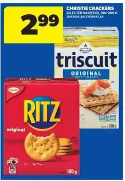 Real Canadian Superstore Christie Crackers offer