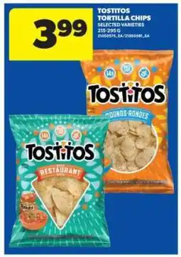 Real Canadian Superstore Tostitos Tortilla Chips offer
