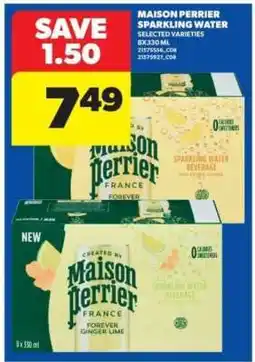 Real Canadian Superstore MAISON PERRIER SPARKLING WATER† offer