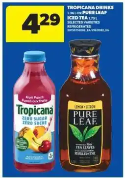 Real Canadian Superstore TROPICANA DRINKS OR PURE LEAF ICED TEA offer