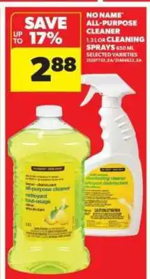 Real Canadian Superstore No Name All-Purpose Cleaner offer