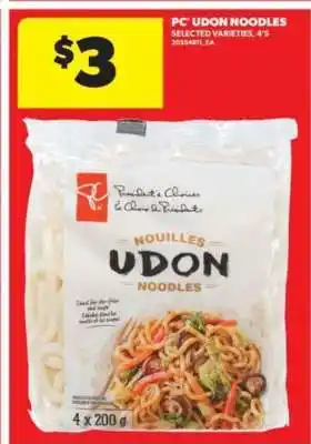 Real Canadian Superstore PC Udon Noodles offer