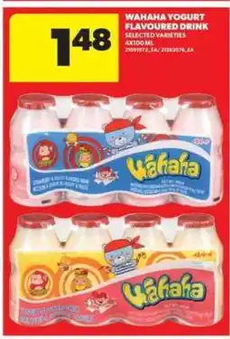Real Canadian Superstore Wahaha Yogurt-Flavoured Drink offer