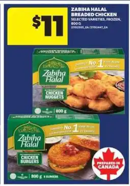 Real Canadian Superstore ZABIHA HALAL BREADED CHICKEN offer