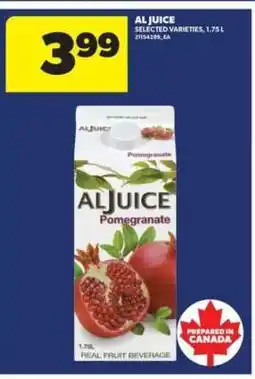 Real Canadian Superstore AL JUICE offer