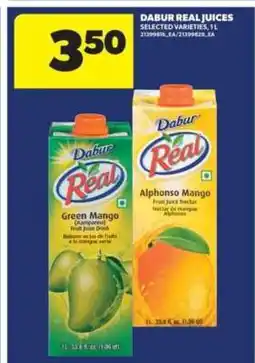 Real Canadian Superstore Dabur Real Juices offer