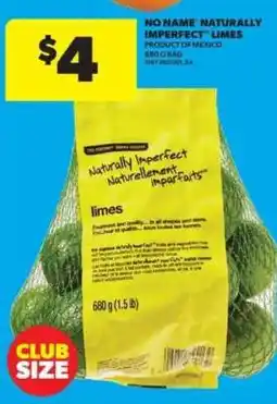 Real Canadian Superstore NO NAME NATURALLY IMPERFECT LIMES offer