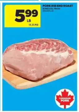 Real Canadian Superstore Pork Rib End Roast offer