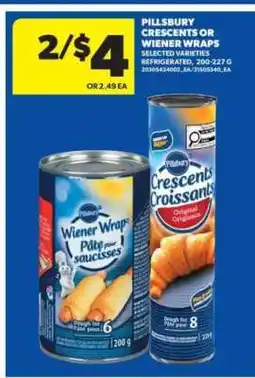 Real Canadian Superstore PILLSBURY CRESCENTS OR WIENER WRAPS offer