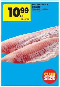 Real Canadian Superstore MSC Haddock Fillets offer