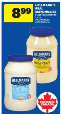 Real Canadian Superstore HELLMANN'S REAL MAYONNAISE offer